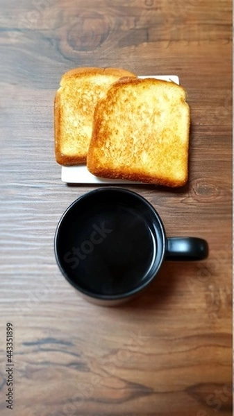 Obraz toast coffee breakfast