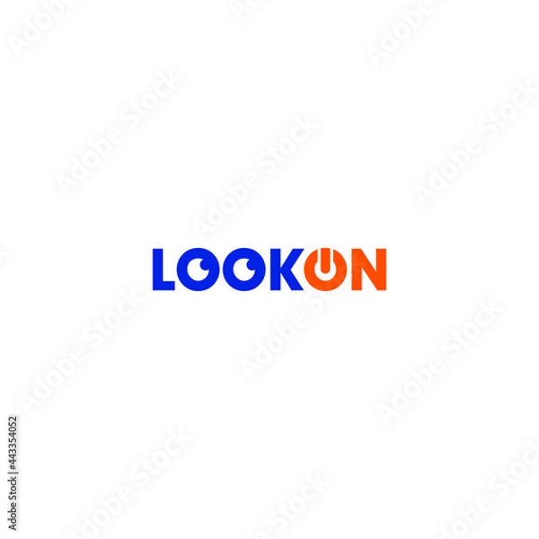 Fototapeta Look On Logo Simple