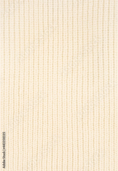 Obraz Yellow knitting wool pattern close up