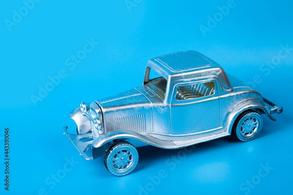 Fototapeta Silver retro car