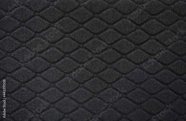 Fototapeta Texture the classic style of rhombus. Textured background in black colors.