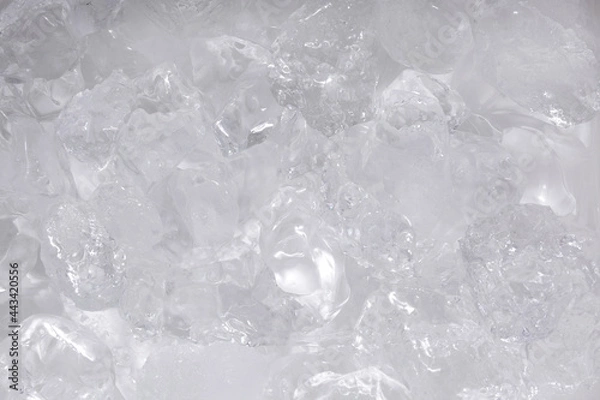 Fototapeta ice texture background, icecube with water