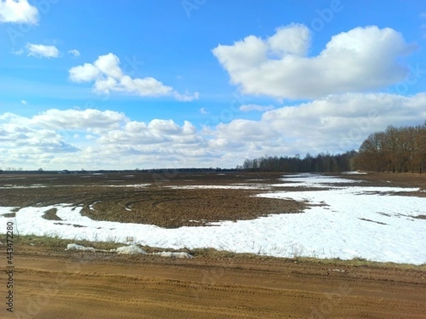 Obraz landscape with river