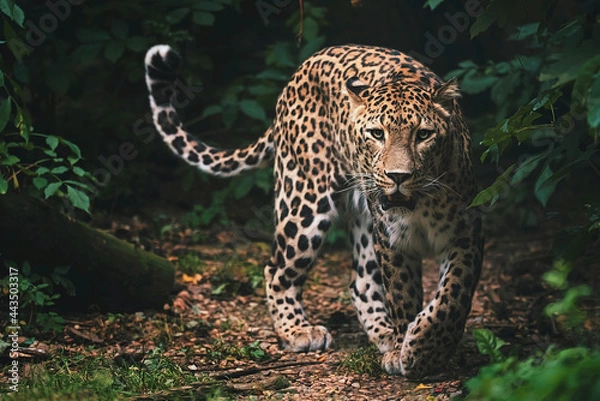 Obraz persian leopard in the forest