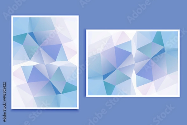 Fototapeta abstract textured polygonal background vector. Blurry triangle design. The pattern can be used for the background.	