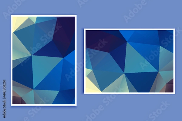Fototapeta abstract textured polygonal background vector. Blurry triangle design. The pattern can be used for the background.	