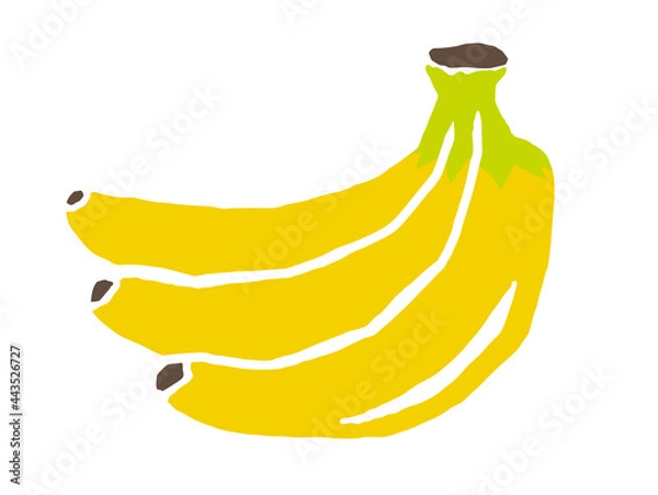 Obraz バナナ　レトロなイラスト