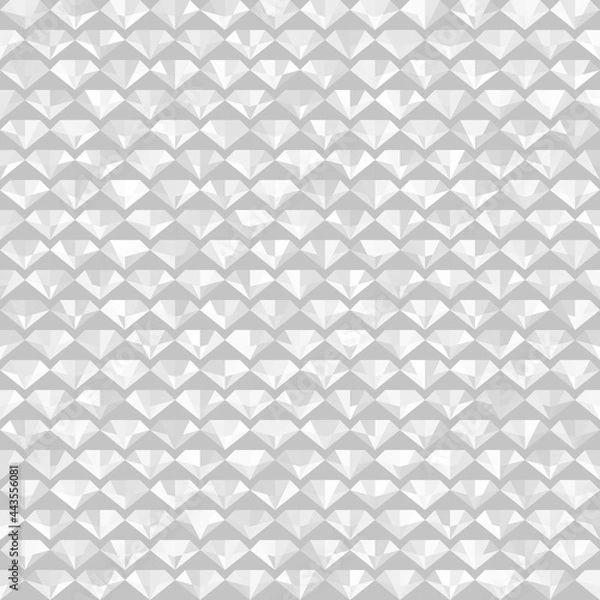 Fototapeta Abstract Grey And White Diamonds Pattern Background, Bricks