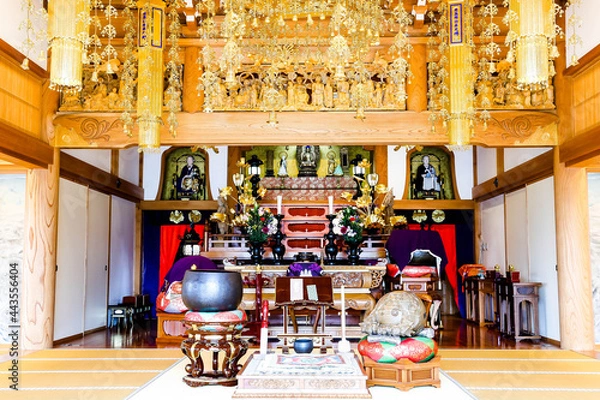 Obraz 宝持寺、鴻巣市、寺社仏閣、祈願、祈祷、境内、本堂、埼玉県、墓地、墓、羅漢、18羅漢石仏像