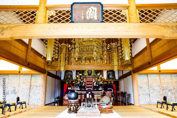 Obraz 宝持寺、鴻巣市、寺社仏閣、祈願、祈祷、境内、本堂、埼玉県、墓地、墓、羅漢、18羅漢石仏像