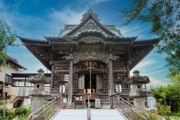 Fototapeta 慈眼寺、秩父、西武秩父、御花畑、寺社仏閣、祈願、祈祷、寺、境内