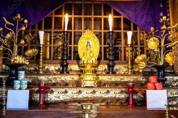 Obraz 慈眼寺　秩父、西武秩父　御花畑　寺社仏閣　祈願　祈祷　寺　境内　本堂　本尊