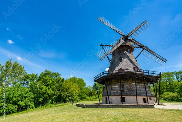 Obraz Old windmill on a hill