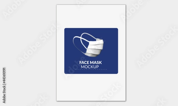 Obraz Face Mask Mockup