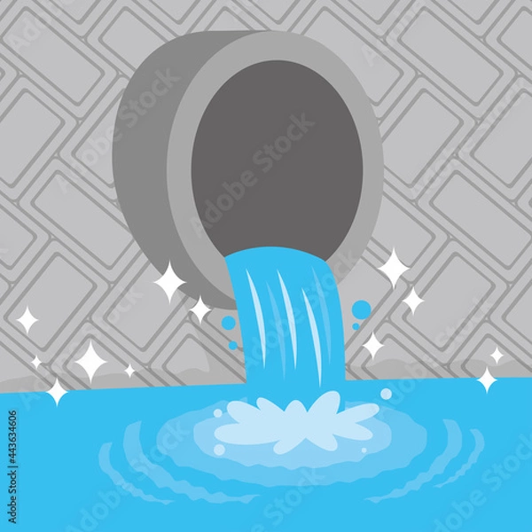 Obraz きれいな排水　浄水