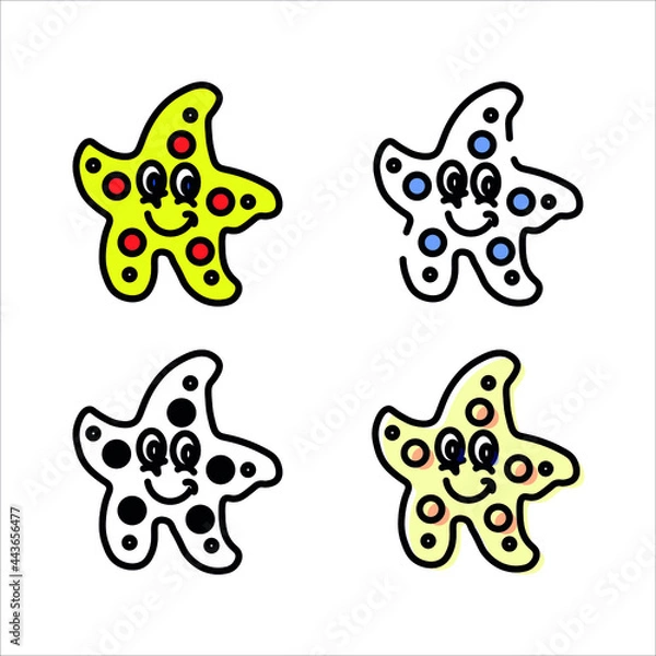 Obraz starfish icon