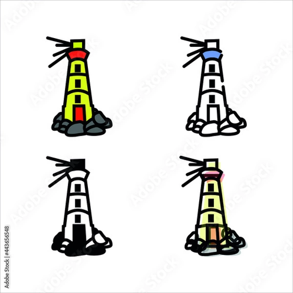 Obraz light house icon