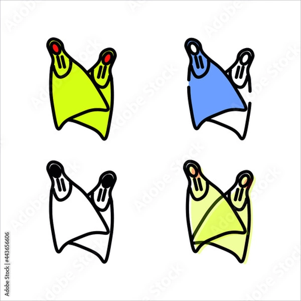 Fototapeta flip flops 