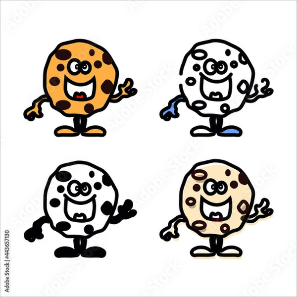 Fototapeta cookies icon