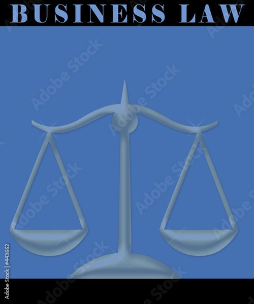 Obraz business law poster