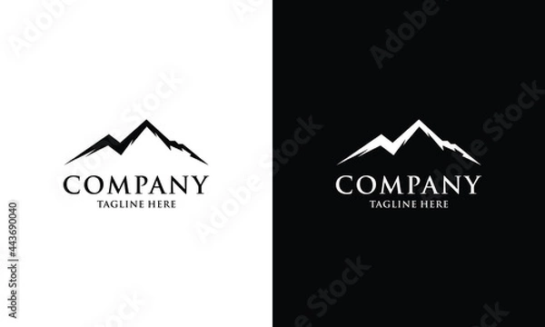 Obraz Mountain Logo Design Template Inspiration