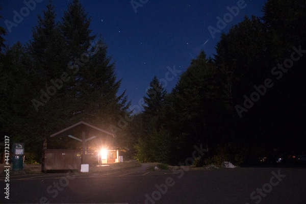 Obraz night in the mountains