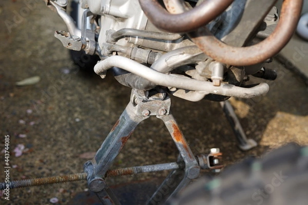 Fototapeta バイク整備