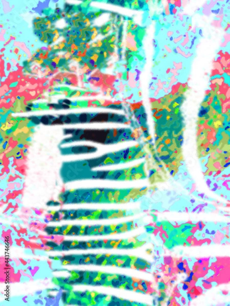 Fototapeta modern colorful  Abstract seamless pattern
