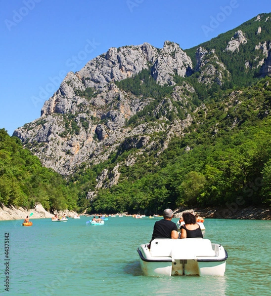 Obraz pédalos sur le verdon