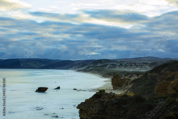 Fototapeta オーストラリア　グレート・オーシャン・ロードのオトウェイ岬の海岸線