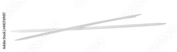 Obraz Knitting needles on white background