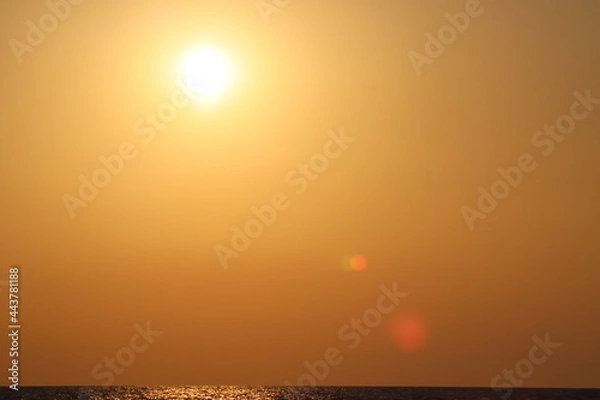 Obraz sunset in the mountains