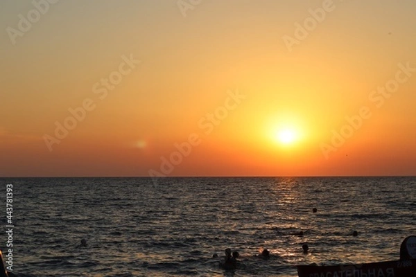 Obraz sunset on the sea