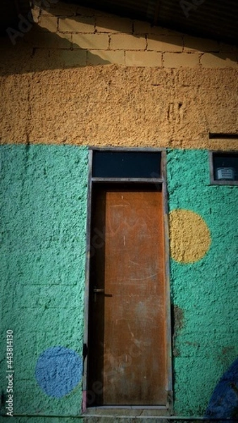 Obraz old wall with window