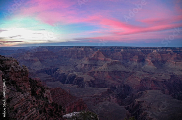 Fototapeta 世界遺産グランドキャニオンの夕暮れ