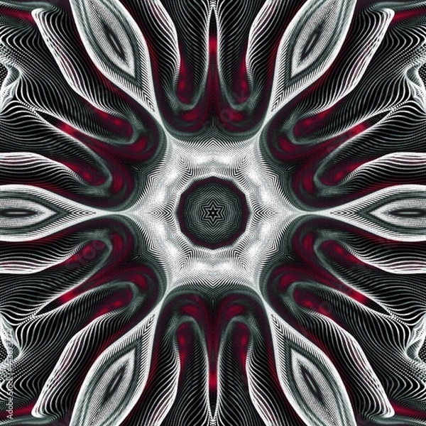 Obraz Fluid Art. Abstract colorful background, wallpaper, texture. Mixing paints. Modern art. Marble texture. Dream. İmagination, Mandala.