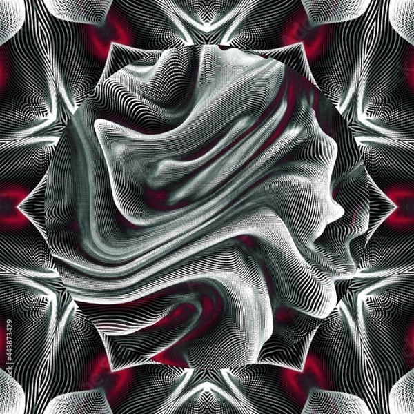 Obraz Fluid Art. Abstract colorful background, wallpaper, texture. Mixing paints. Modern art. Marble texture. Dream. İmagination, Mandala.