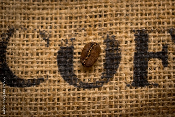 Obraz coffee beans on burlap