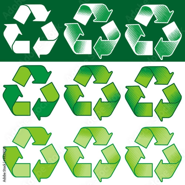 Fototapeta Recycling Symbol