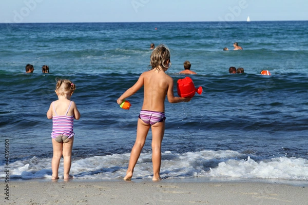Fototapeta Giochi al mare