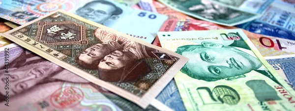 Obraz Banconote dell'Oriente