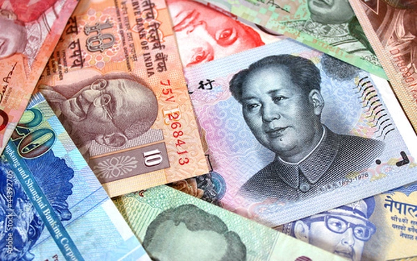 Obraz Banconote dell'Oriente