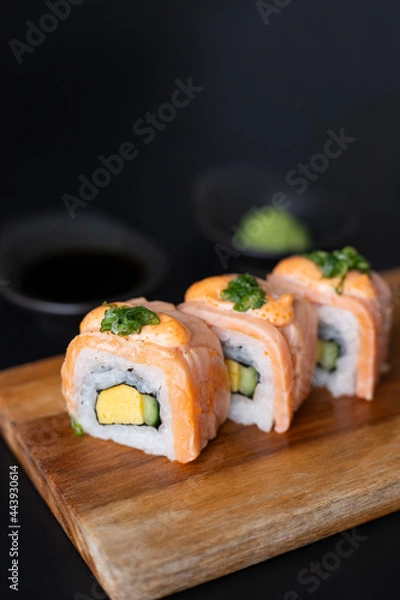 Obraz sushi with salmon