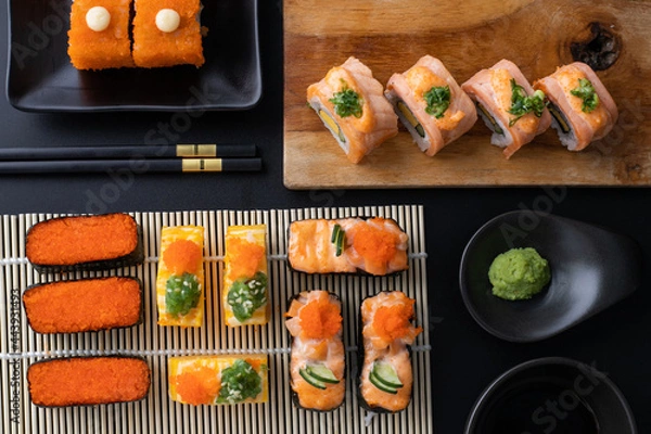 Obraz sushi on a plate