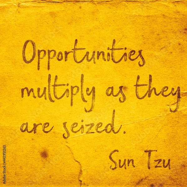 Fototapeta Opportunities multiply SunTzuSQ