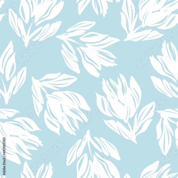Obraz Pastel Floral Seamless Pattern Background