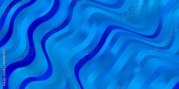 Fototapeta Light BLUE vector template with lines.