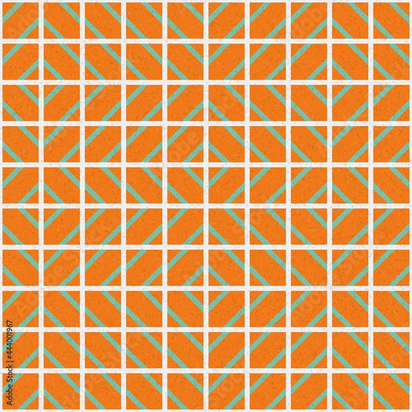 Fototapeta Abstract Geometric Pattern generative computational art illustration