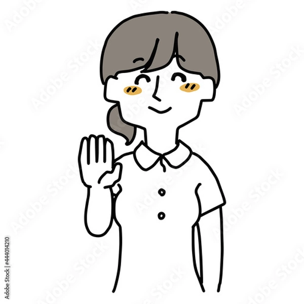 Fototapeta 優しそうな看護師