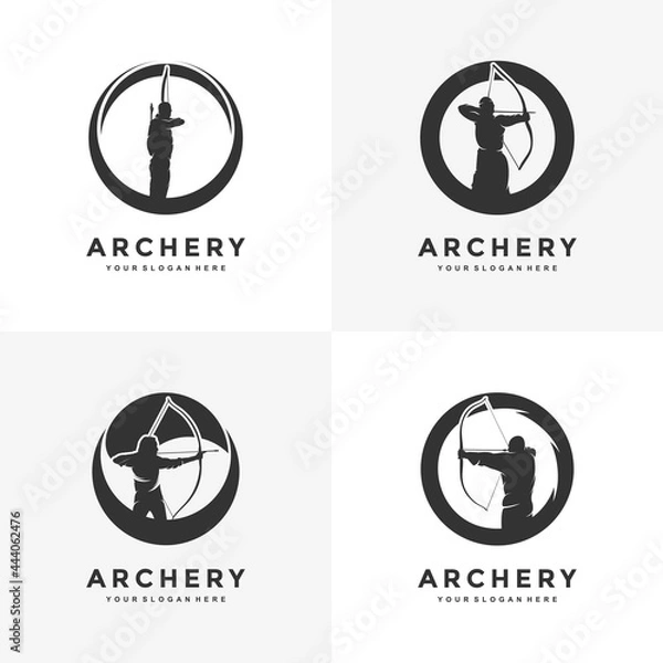 Fototapeta 

Creative archery design concepts, illustrations, vectors
